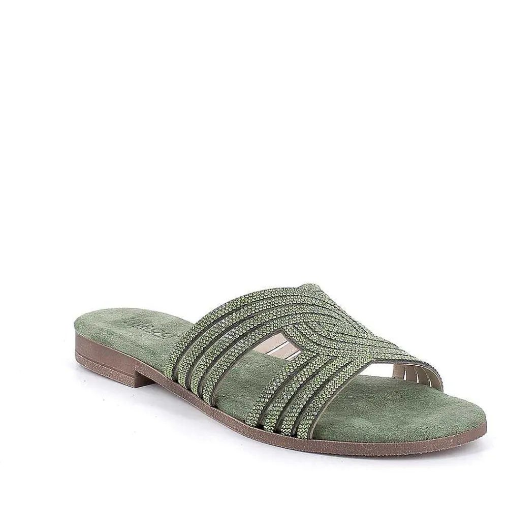Sandali E Infradito|Igi&Co Sandali In Pelle Da Donna Verde Salvia