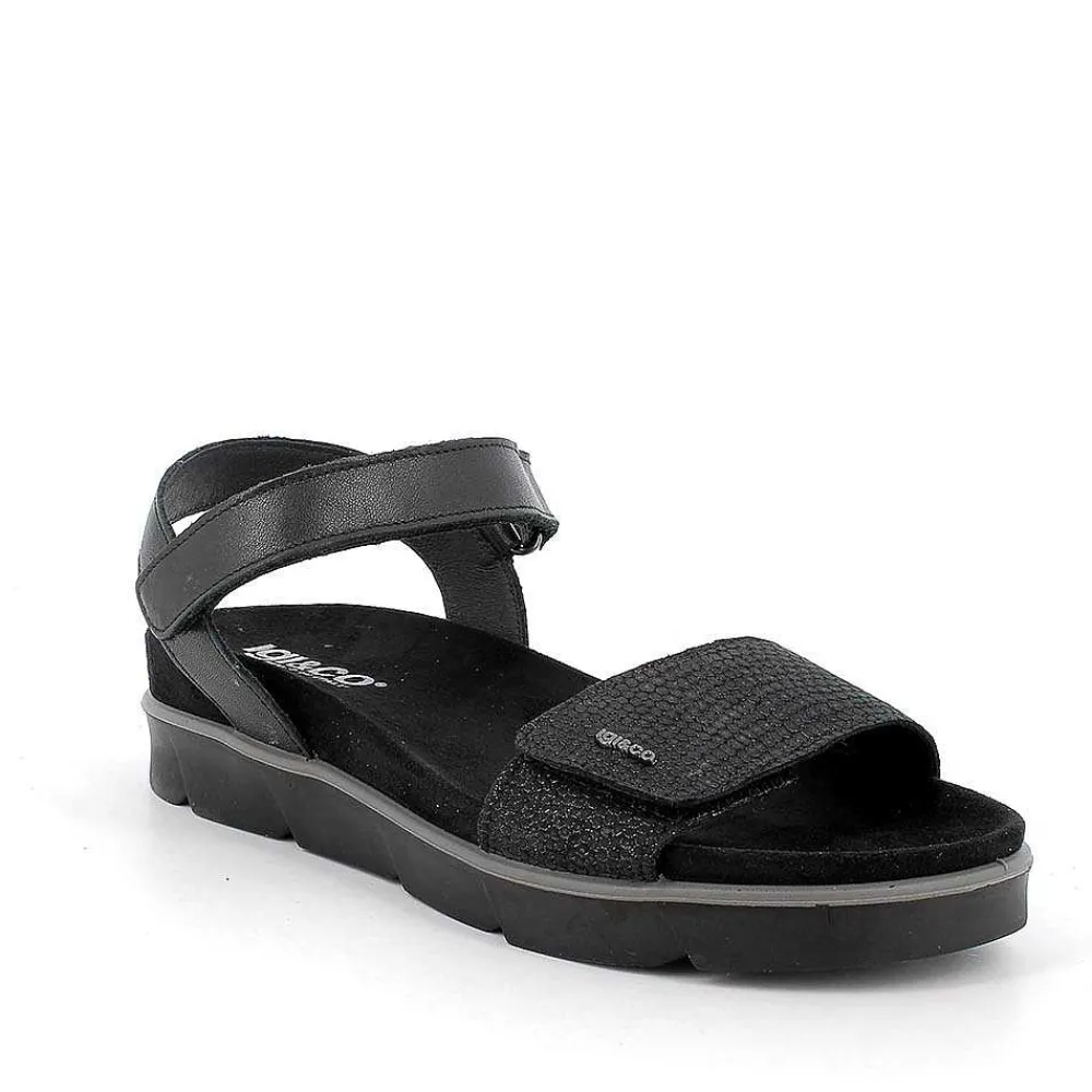 Sandali E Infradito|Igi&Co Sandali In Pelle Da Donna Nero