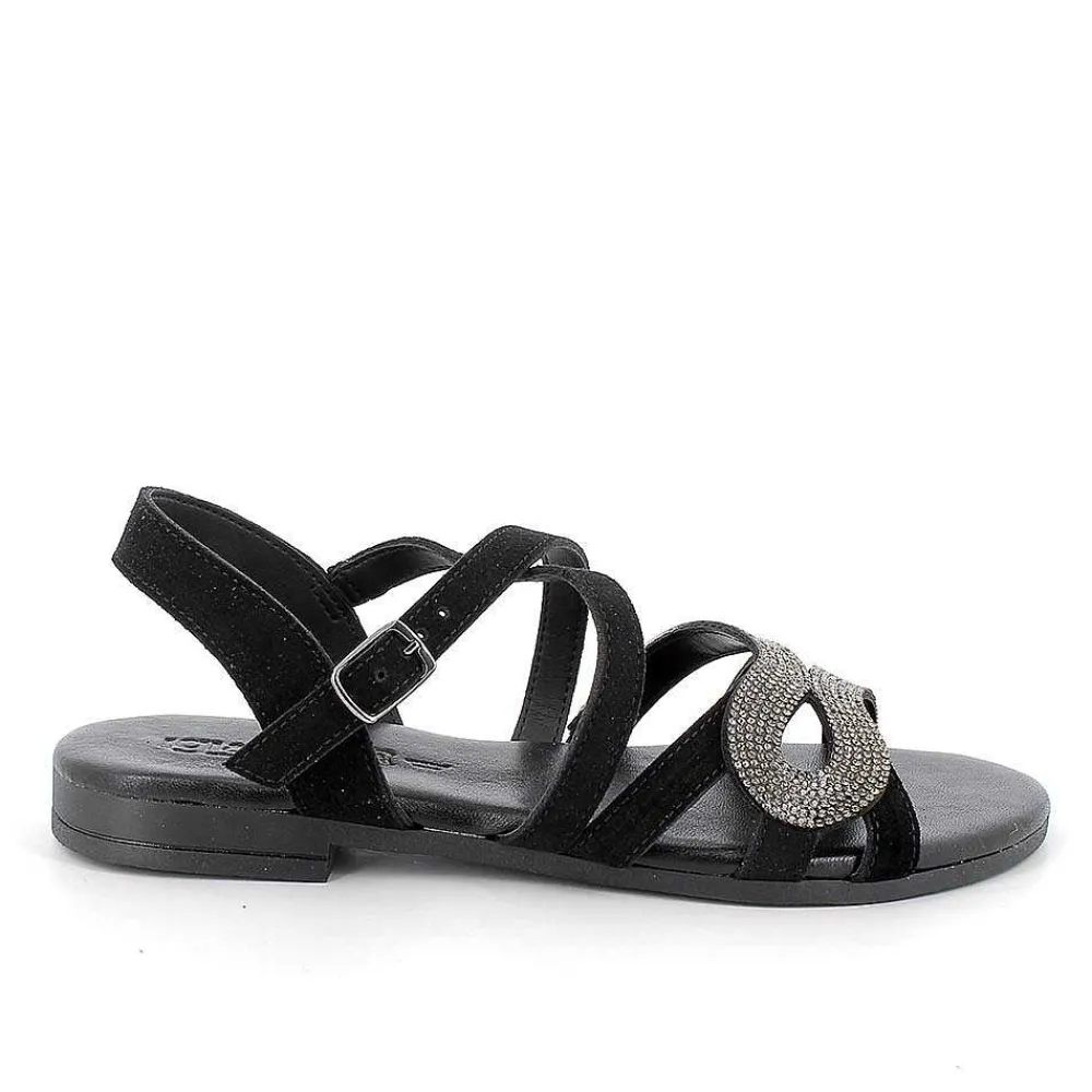 Sandali E Infradito|Igi&Co Sandali In Pelle Da Donna Nero