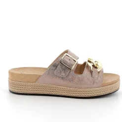 Sandali E Infradito|Igi&Co Sandali In Pelle Da Donna Caramel Laminato