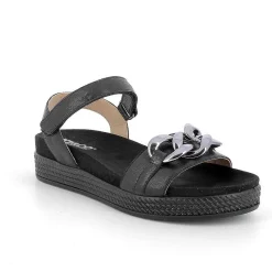 Sandali E Infradito|Igi&Co Sandali In Pelle Da Donna Nero