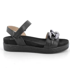 Sandali E Infradito|Igi&Co Sandali In Pelle Da Donna Nero