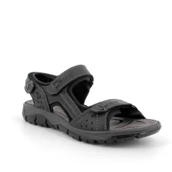 Sandali|Igi&Co Sandali In Pelle Da Uomo Nero