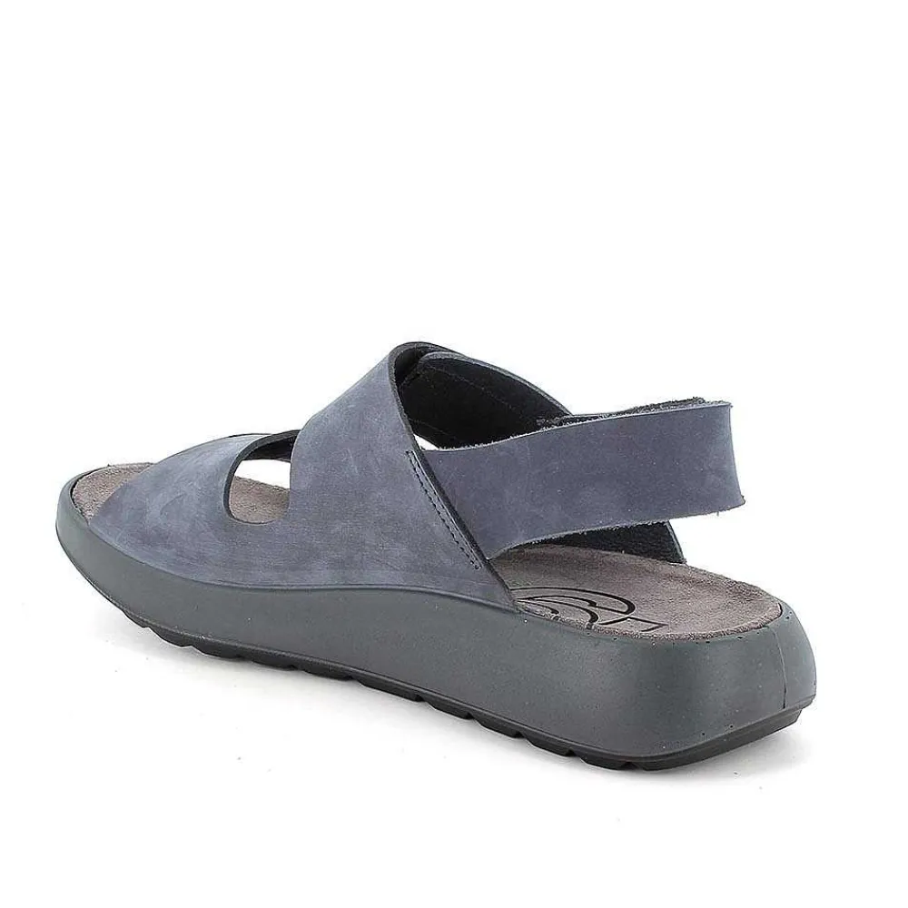 Scarpe Ecosostenibili|Igi&Co Sandali In Pelle Da Uomo Blu