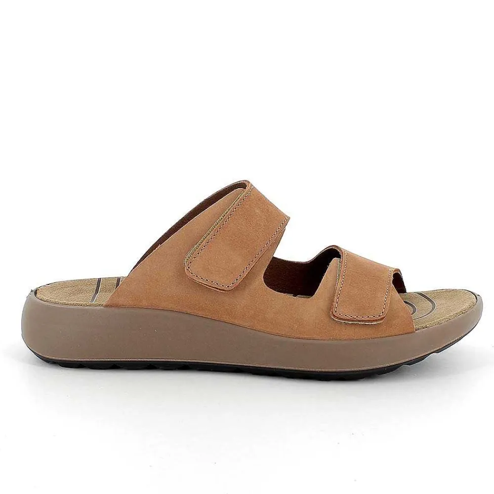 Scarpe Ecosostenibili|Igi&Co Sandali In Pelle Da Uomo Cuoio