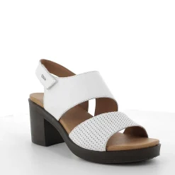 Scarpe Con Tacco|Igi&Co Sandalo Con Tacco In Pelle Da Donna Bianco