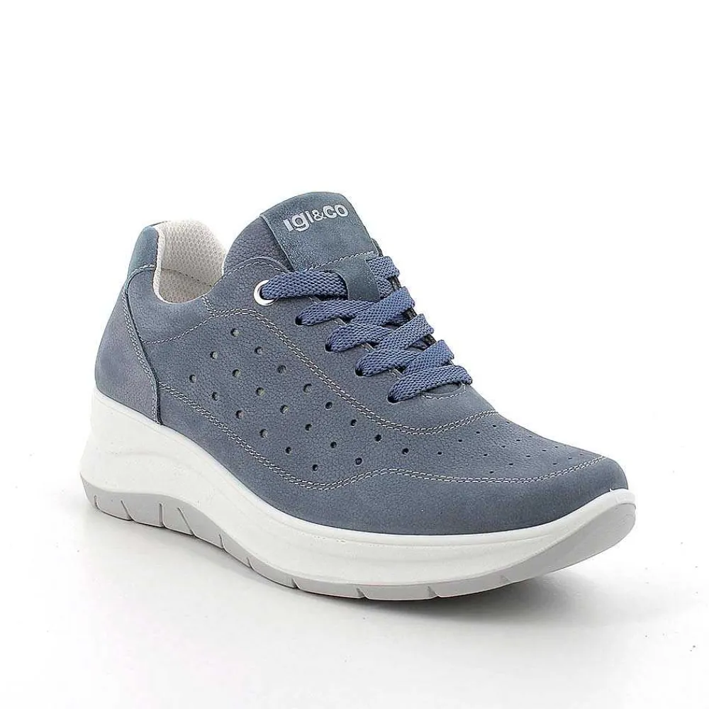 Zeppe|Igi&Co Scarpe Con Zeppa In Pelle Da Donna Avio