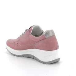 Zeppe|Igi&Co Scarpe Con Zeppa In Pelle Da Donna Rosa Antico