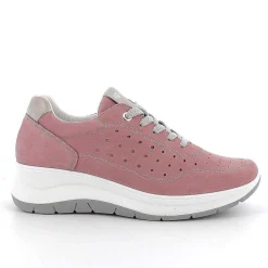 Zeppe|Igi&Co Scarpe Con Zeppa In Pelle Da Donna Rosa Antico