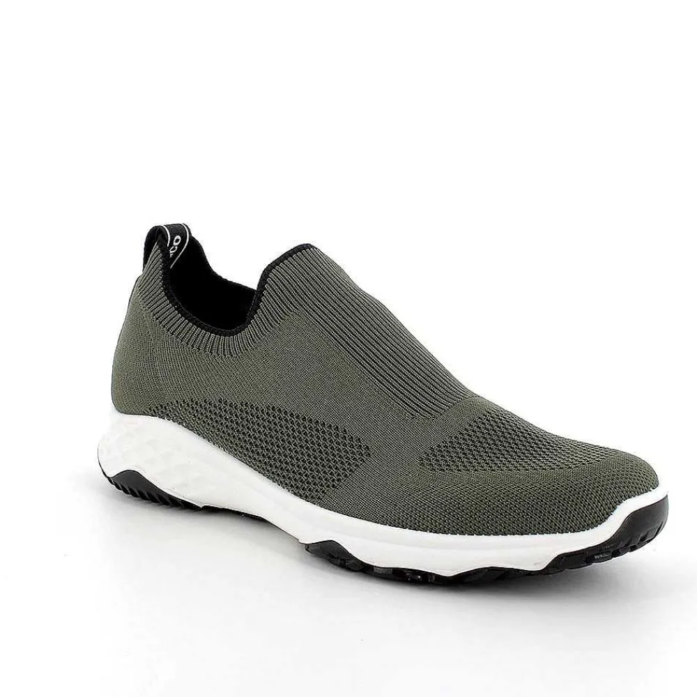 Mocassini E Scarpe Basse|Igi&Co Slip On Calzino Da Uomo Verde Militare