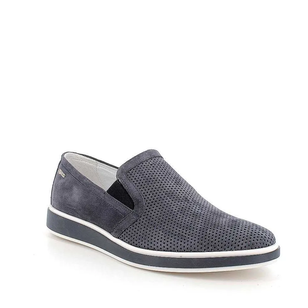 Mocassini E Scarpe Basse|Igi&Co Slip On In Pelle Da Uomo Jeans