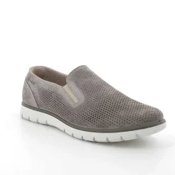 Mocassini E Scarpe Basse|Igi&Co Slip On In Pelle Da Uomo Peltro