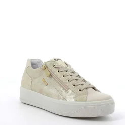 Sneakers|Igi&Co Sneaker In Pelle Da Donna Beige Chiaro-Platino