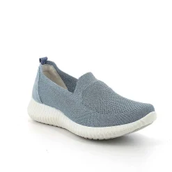 Mocassini E Slip On|Igi&Co Sneakers Calzino Da Donna Celeste-Argento