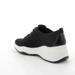 Zeppe|Igi&Co Sneakers Con Zeppa Da Donna Nero