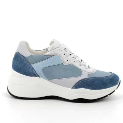 Zeppe|Igi&Co Sneakers Con Zeppa Da Donna Jeans-Azzurro