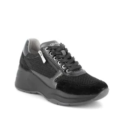 Zeppe|Igi&Co Sneakers Con Zeppa Da Donna Nero
