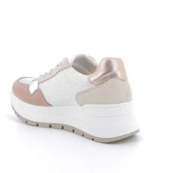Zeppe|Igi&Co Sneakers Con Zeppa Da Donna Skin-Bianco