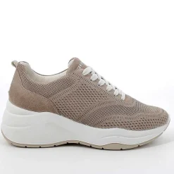 Zeppe|Igi&Co Sneakers Con Zeppa In Pelle Da Donna Visone