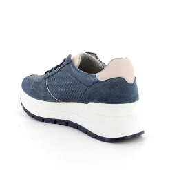 Zeppe|Igi&Co Sneakers Con Zeppa In Pelle Da Donna Jeans