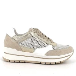 Sneakers|Igi&Co Sneakers Da Donna Beige-Bianco-Platino