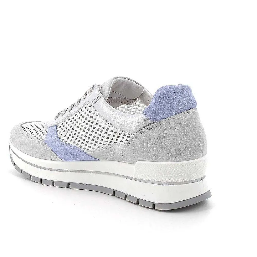 Sneakers|Igi&Co Sneakers Da Donna Cristal-Bianco-Argento