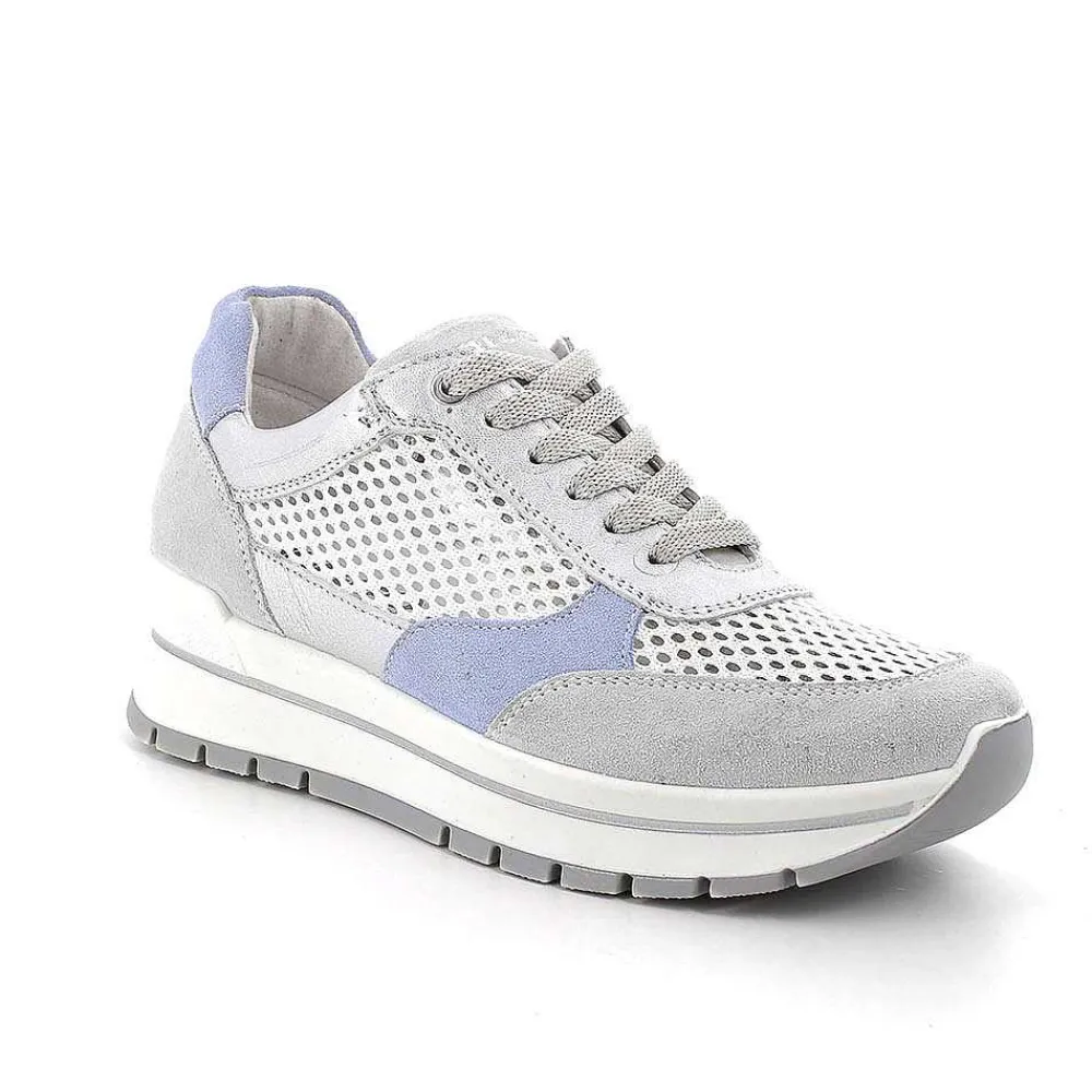 Sneakers|Igi&Co Sneakers Da Donna Cristal-Bianco-Argento