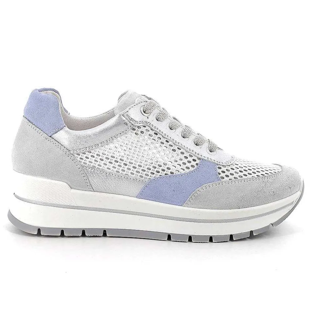 Sneakers|Igi&Co Sneakers Da Donna Cristal-Bianco-Argento