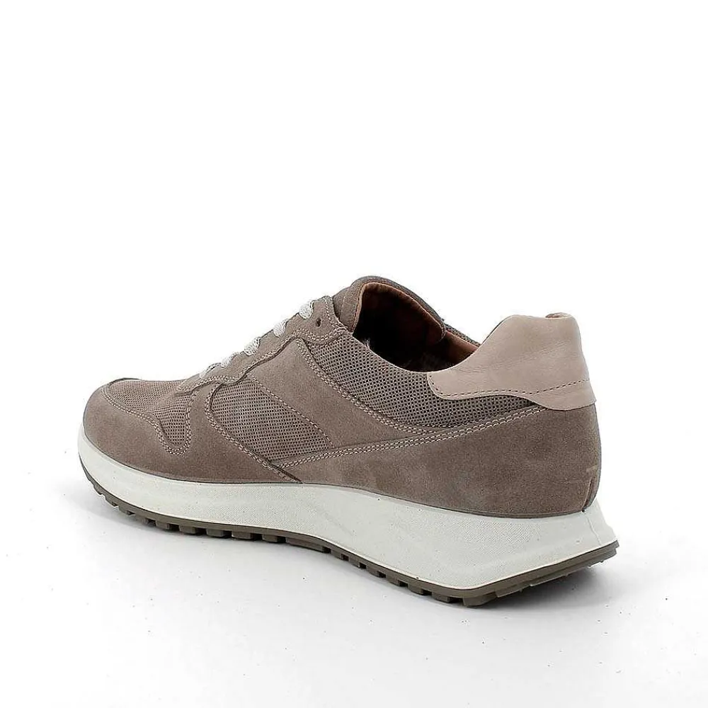 Sneakers|Igi&Co Sneakers Gore-Tex In Pelle Da Uomo Peltro