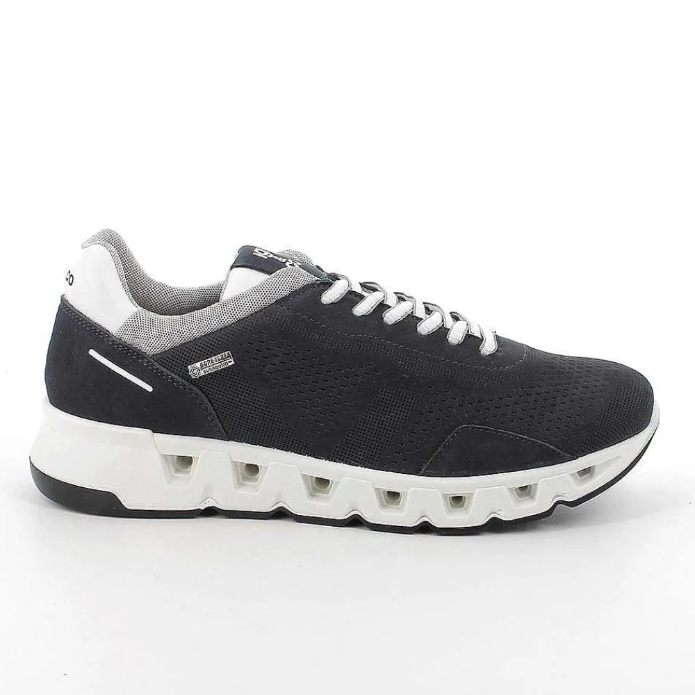 Sneakers|Igi&Co Sneakers Gore-Tex Surround In Pelle Da Uomo Blu