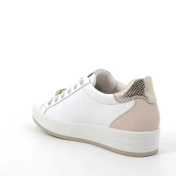 Sneakers|Igi&Co Sneakers In Pelle Da Donna Bianco-Ecru