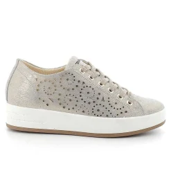Sneakers|Igi&Co Sneakers In Pelle Da Donna Platino