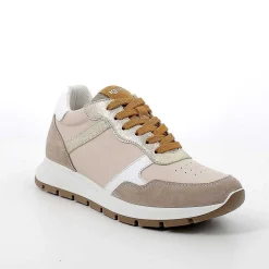 Sneakers|Igi&Co Sneakers In Pelle Da Donna Ecru-Visone