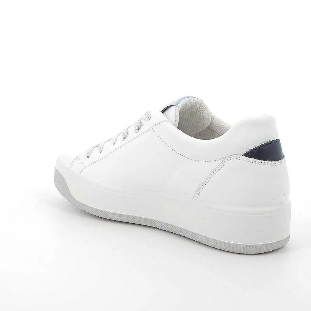 Sneakers|Igi&Co Sneakers In Pelle Da Donna Bianco-Blu