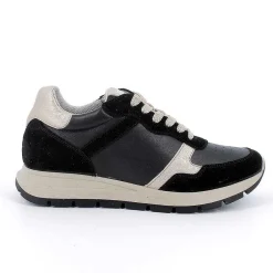 Sneakers|Igi&Co Sneakers In Pelle Da Donna Nero