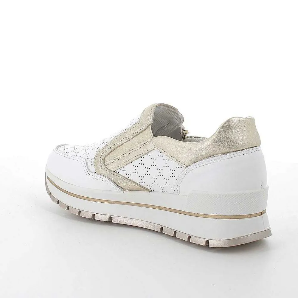 Sneakers|Igi&Co Sneakers In Pelle Da Donna Bianco