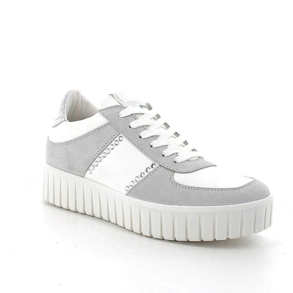 Scarpe Ecosostenibili|Igi&Co Sneakers In Pelle Da Donna Cristal-Bianco