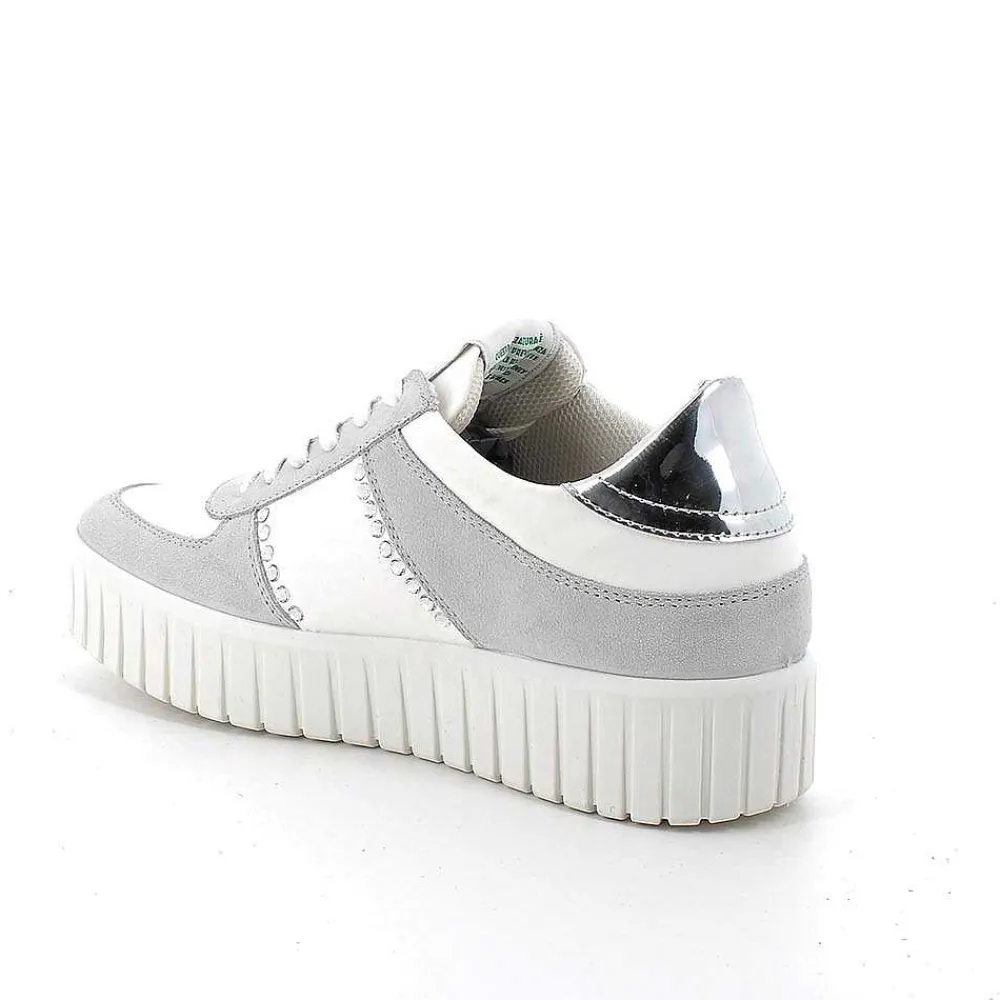 Scarpe Ecosostenibili|Igi&Co Sneakers In Pelle Da Donna Cristal-Bianco