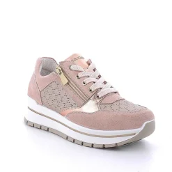 Sneakers|Igi&Co Sneakers In Pelle Da Donna Skin-Champagne