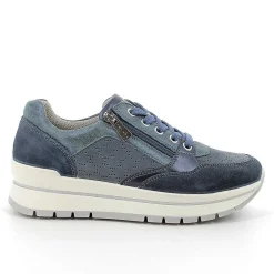 Sneakers|Igi&Co Sneakers In Pelle Da Donna Jeans-Avio