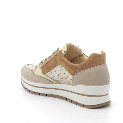 Sneakers|Igi&Co Sneakers In Pelle Da Donna Avorio-Platino