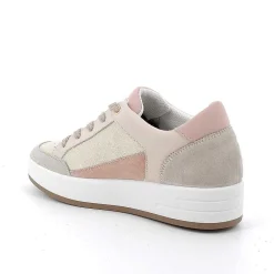 Sneakers|Igi&Co Sneakers In Pelle Da Donna Platino-Beige