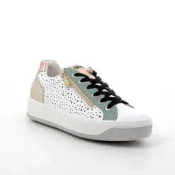 Sneakers|Igi&Co Sneakers In Pelle Da Donna Bianco-Verde