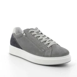 Sneakers|Igi&Co Sneakers In Pelle Da Uomo Grigio