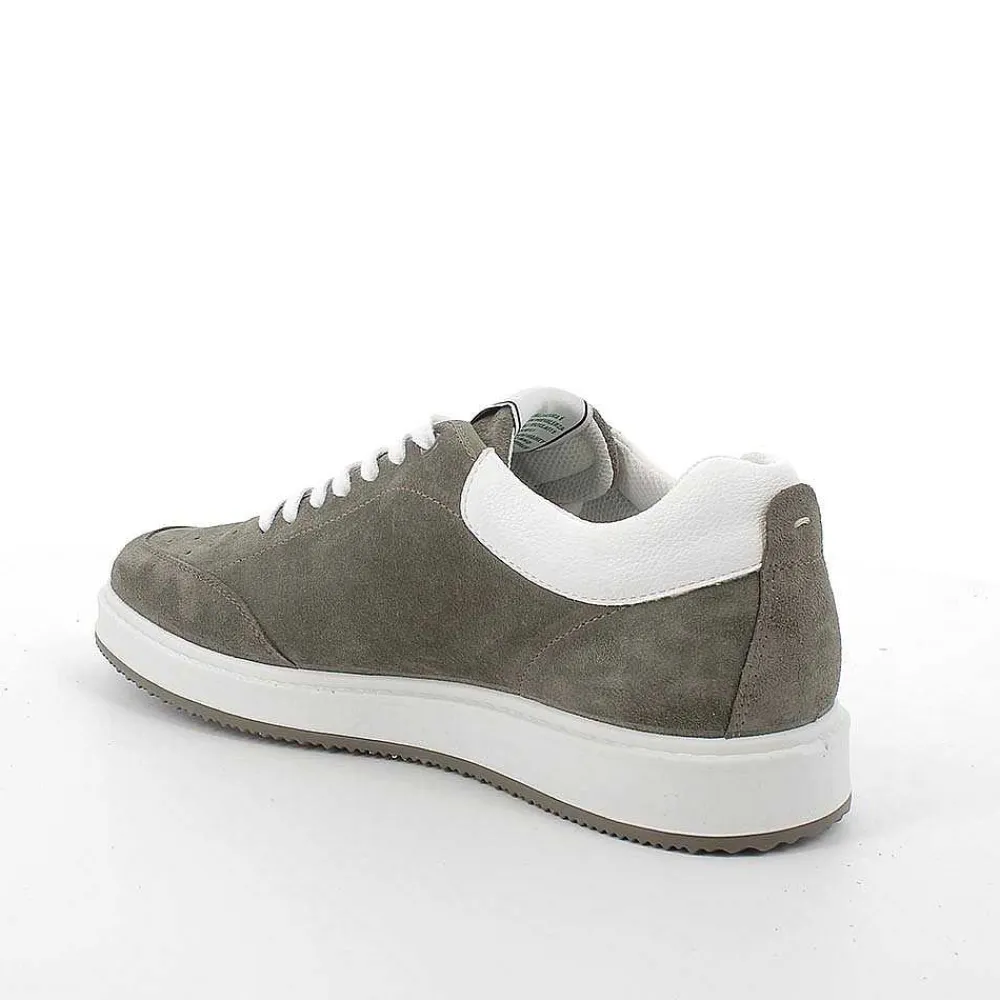 Sneakers|Igi&Co Sneakers In Pelle Da Uomo Verde Militare