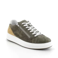Sneakers|Igi&Co Sneakers In Pelle Da Uomo Verde Militare