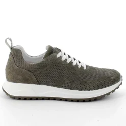 Sneakers|Igi&Co Sneakers In Pelle Da Uomo Verde Militare