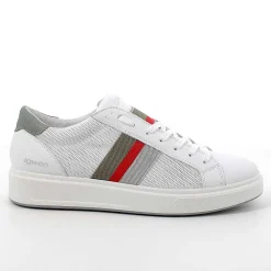 Sneakers|Igi&Co Sneakers In Pelle Da Uomo Bianco-Salvia