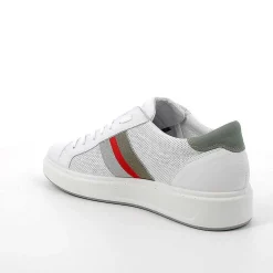 Sneakers|Igi&Co Sneakers In Pelle Da Uomo Bianco-Salvia