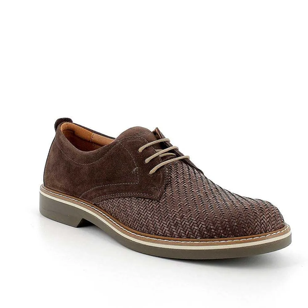 Stringate|Igi&Co Stringate Da Uomo Castagno